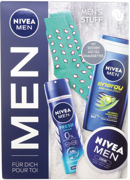 Nivea Men GP Mens Stuff, Deo fresh Ocean