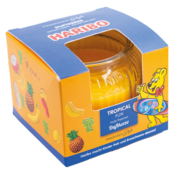 Bougie parfumée Haribo 85g Tropical Fun