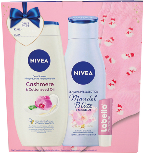 Nivea GP 'Girl's Stuff' Shower 250ml+ Body Lotion