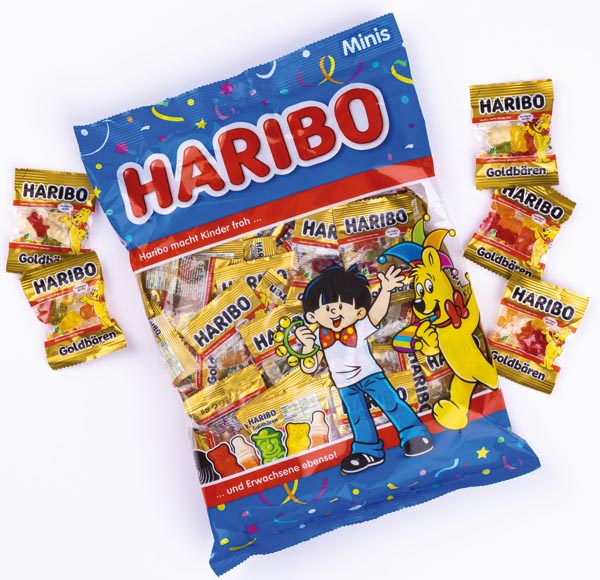 Haribo Goldbären 1kg Beutel 100 Minis a 10g