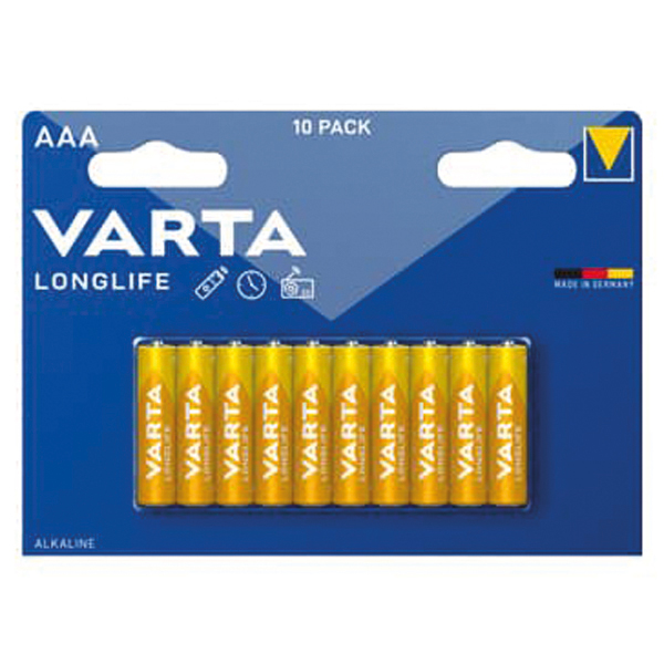 Batterie VARTA Micro AAA 10er Longlife Alkaline