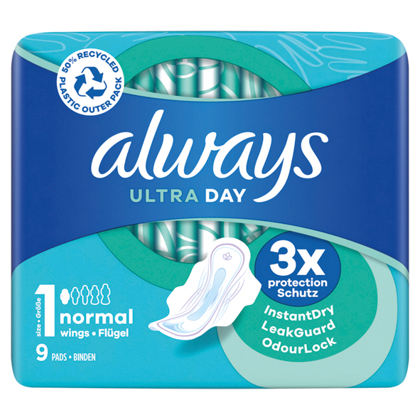 Always Ultra Thin Sanitary Napkin Normal Plus 9's