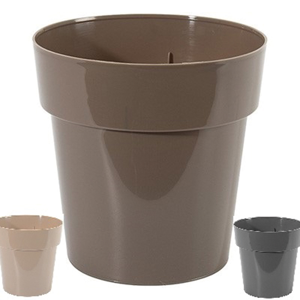 Flowerpot Melisa 15cm round, made of plastic