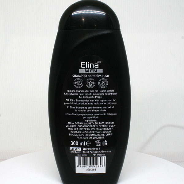 Shampooing Elina pour hommes Active Power