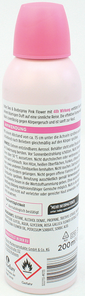 Deospray Today 200ml Pink Flower