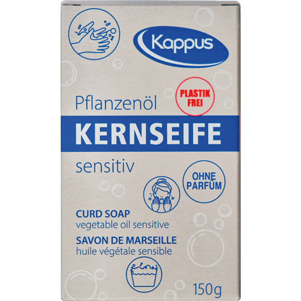 Seife Kappus Kernseife Sensitiv 150g