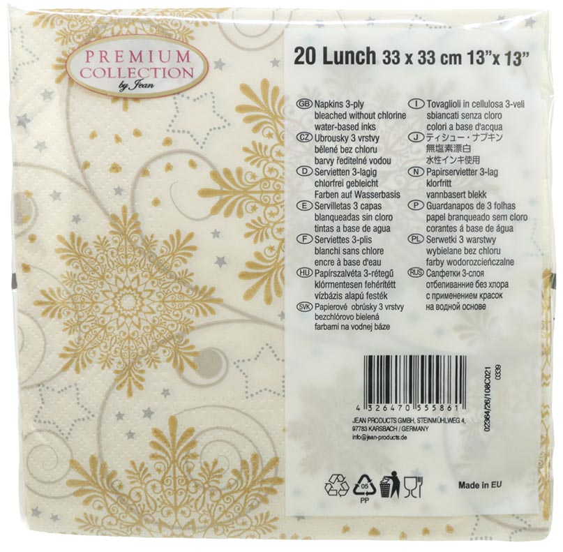 Napkins 'Santa Classic' 20er, 3-ply 33x33cm