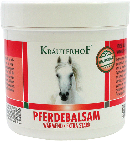 Kräuterhof 500ml Baume pour chevaux Réchauffant