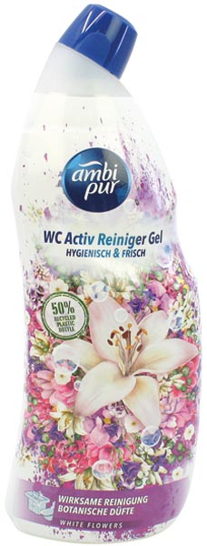 Ambi Pur toilet cleaner gel 750ml White Flowers