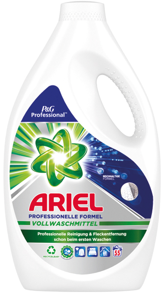 Détergent liquide professionnel Ariel 55WL