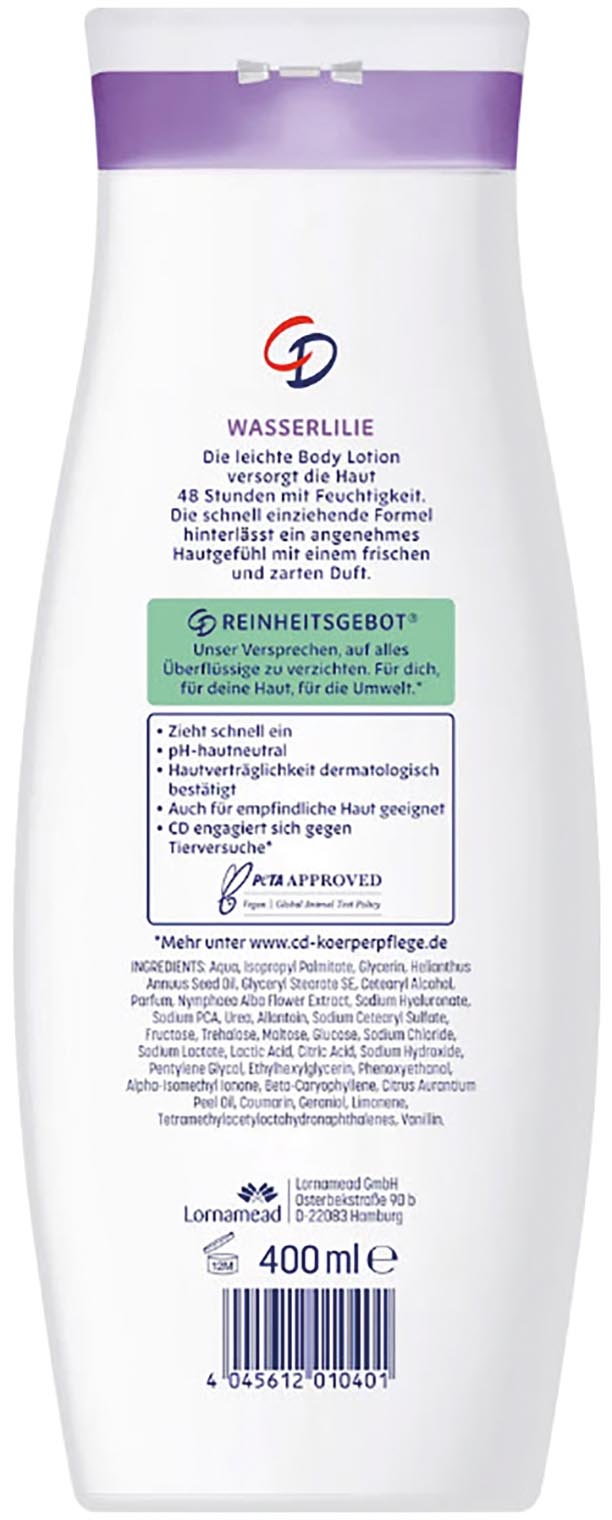 CD Bodylotion 400ml Wasserlilie