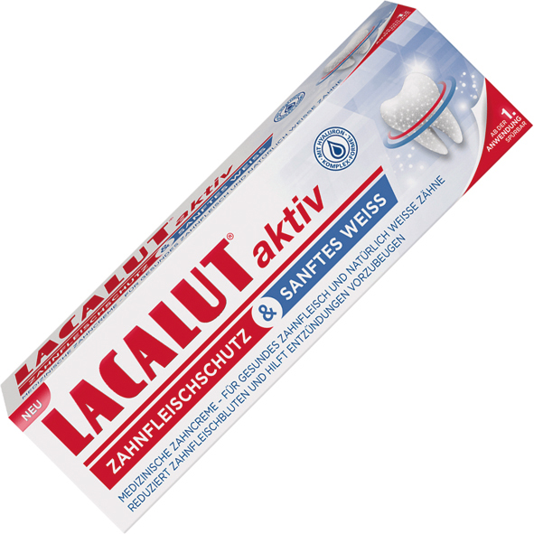 Lacalut toothpaste 75ml soft white