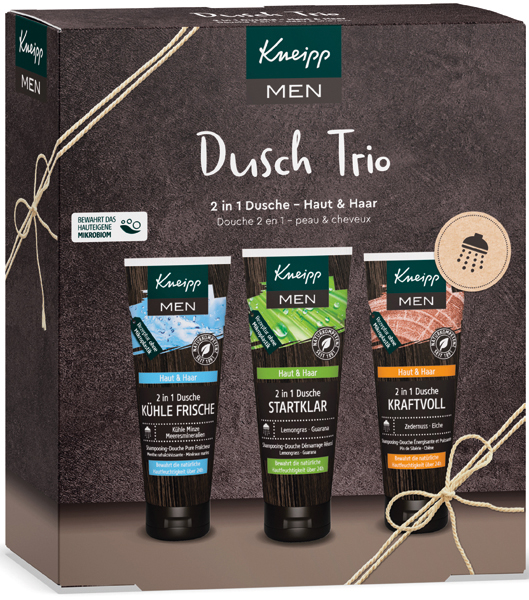 Pack Cadeau Kneipp Gel douche Trio 3x75ml