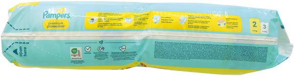 Pampers couches new baby (4-8 kg) 76cs