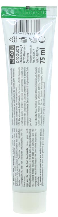 Dentifrice Marvita Herbs 75ml sensible