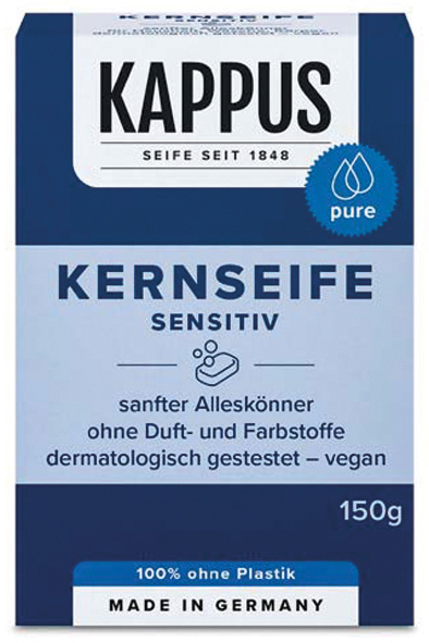 Seife Kappus Kernseife Sensitiv 150g