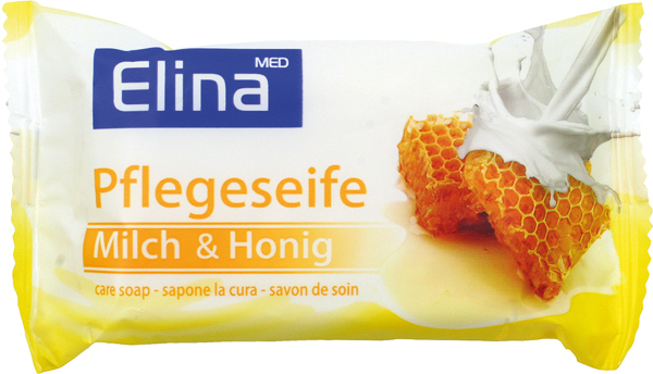 Soap Elina Milk & Honey 80g Bar in Foil