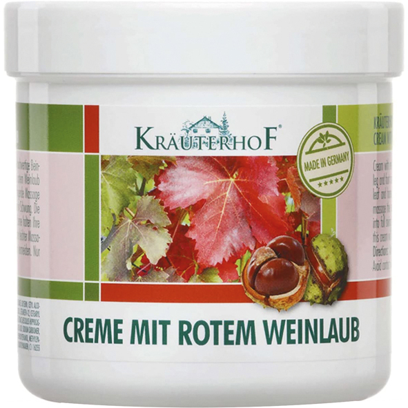 Crème Kräuterhof 250ml avec feuilles de vigne