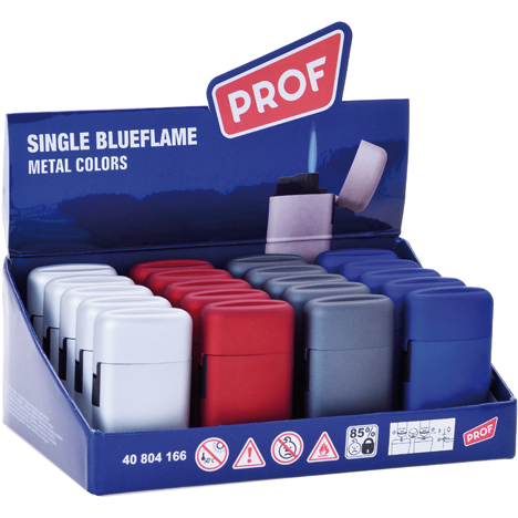 Briquet électrique Jet Flamme Métal Look dans