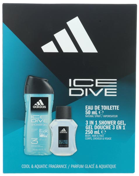 Adidas GP EdT 50ml + Dusch 250ml Ice Dive