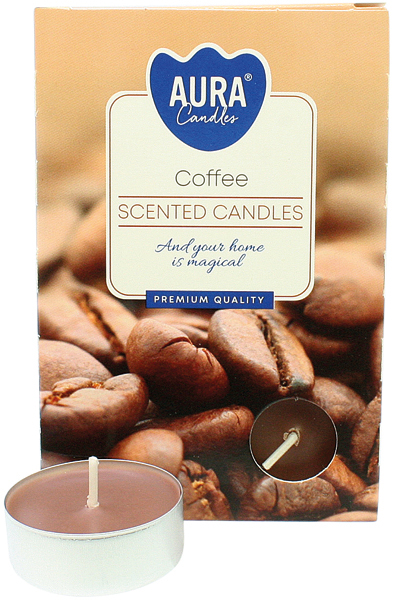 Tealights Scent 6s Coffee in folded box