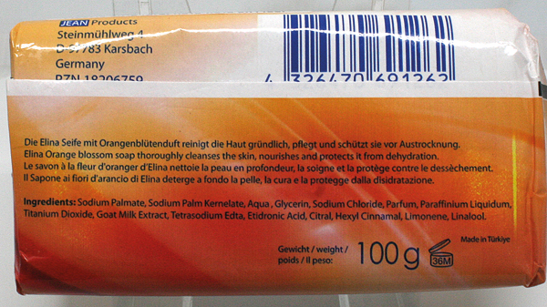 Seife Elina 100g Orangenblüte