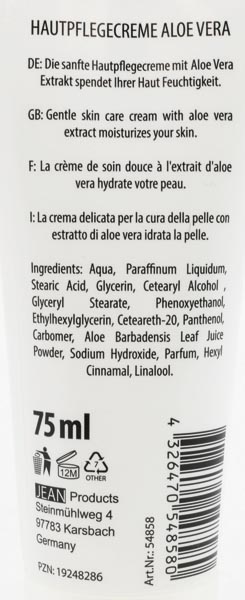 Marvita med skin care cream 75ml tube aloe vera