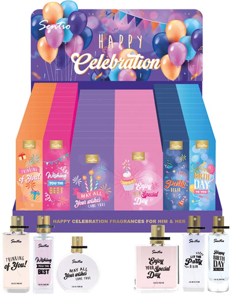 Parfum SENTIO 15ml Happy Celebration 60St. 6cu