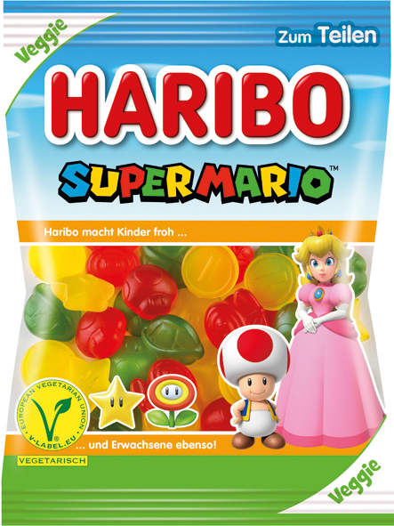 Food Haribo 175g 104pcs Display Super Mario