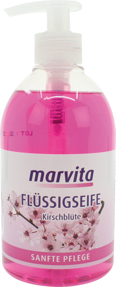 Savon liquide Marvita 500ml de fleurs de cerisier