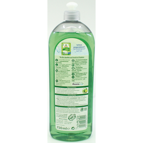 Frosch Dish Soap Lemon 750ml