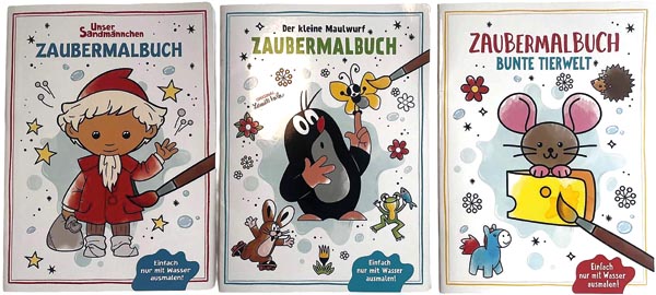 Zaubermalbuch Bunte Tierwelt, der kl. Maulwurf