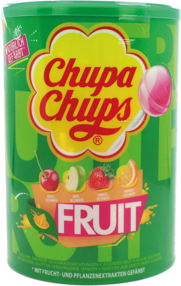 Chupa Chups Lolly Fruit 100's 1200g