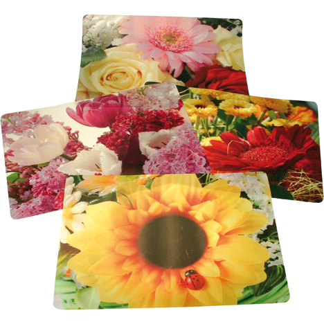 Placemat Flower Theme 43x28cm 4 Styles Asstd.