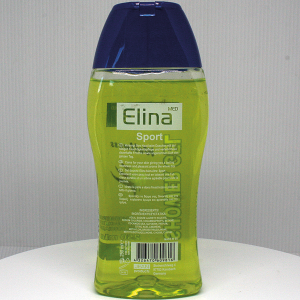 Dusch Gel Elina Wellness 250ml Sport