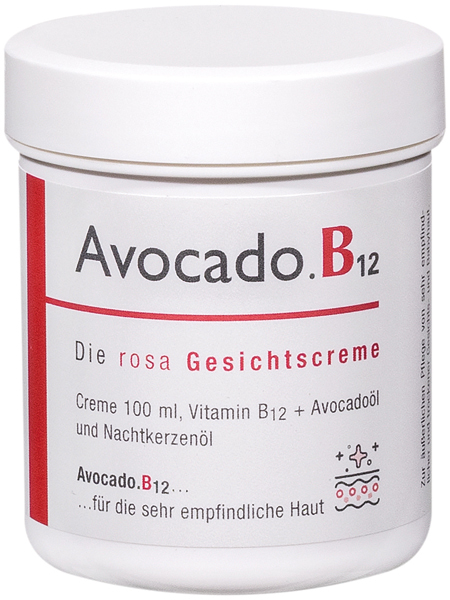 Avocado.B12 Die rosa Gesichtscreme 100ml für die sehr empfindliche Haut