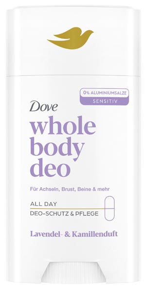 Dove Whole Body Deostick 75ml Lavendel&Kamille