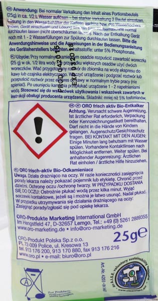 Entkalker Bio Pulver 2x25g