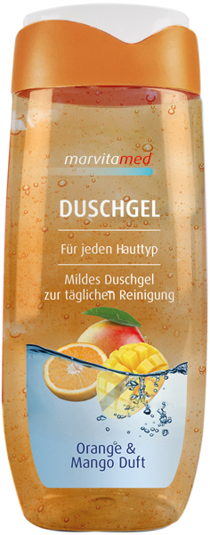 Marvita med shower gel 300ml mango orange