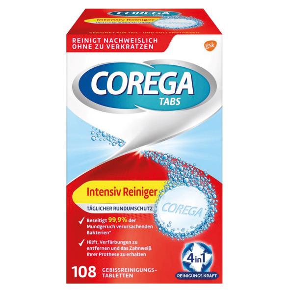 Corega Tabs 108's