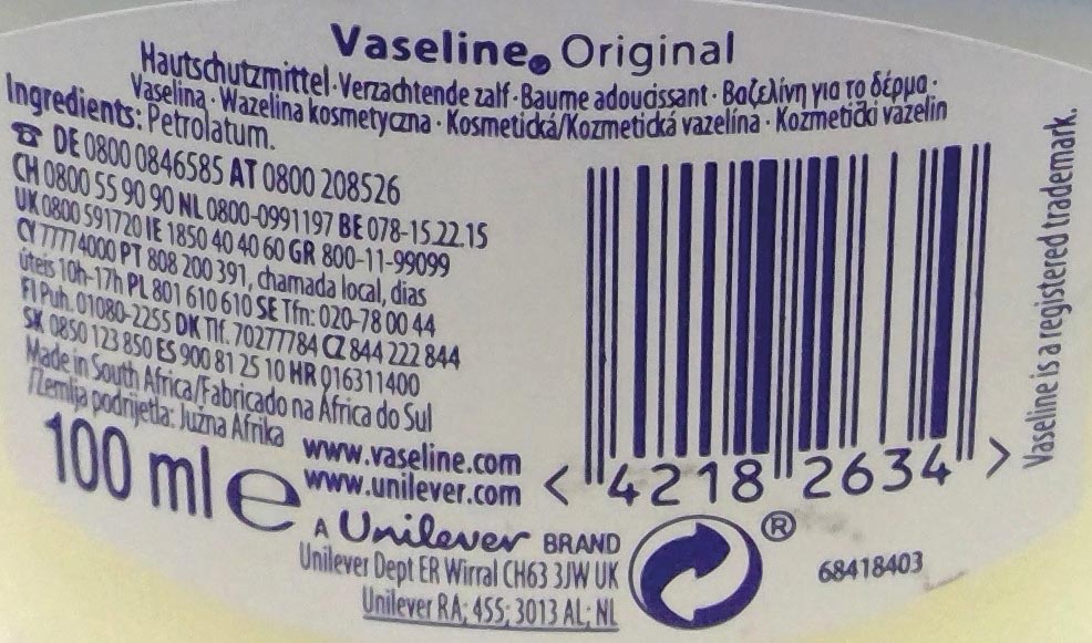 Vaseline 100ml