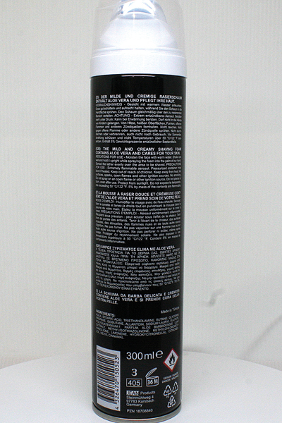 Mousse à raser Elina 300ml MEN Normal Care