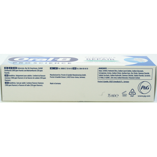 Oral-B ZC Zahnfleisch und -schmelz 75ml extra Fr.