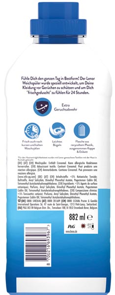 Lenor softener 882ml Aprilfrische 42'sc