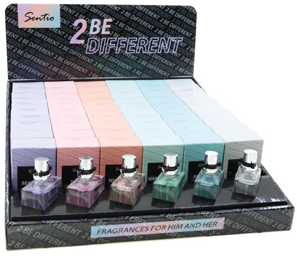 Perfume SENTIO 15ml 2 Be Different 60pcs. 6ass