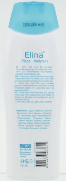 Elina Urea 3% Bodymilk 250ml Sensitive