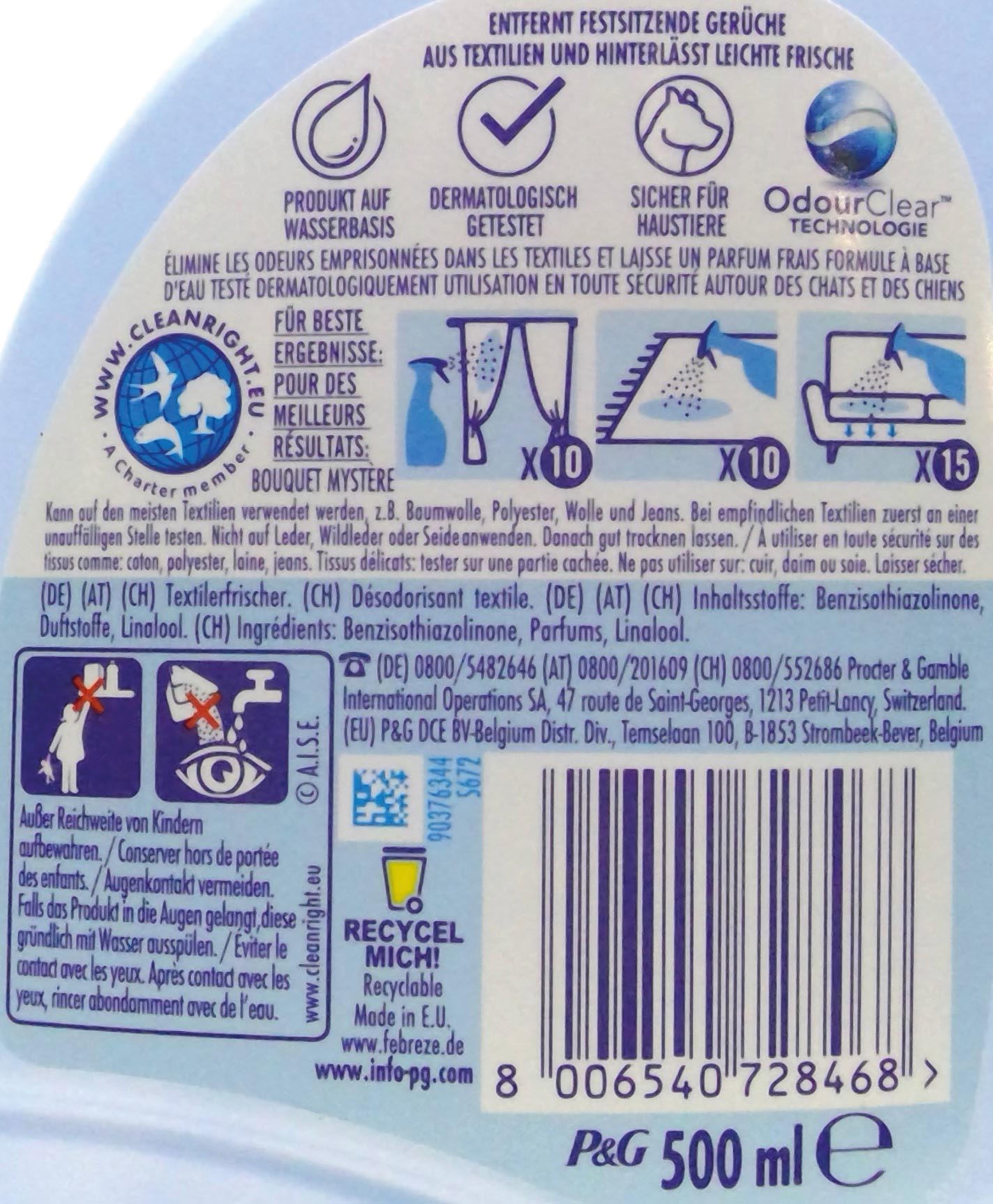 Febreze Textilerfrischer 500ml 8er Mixkarton