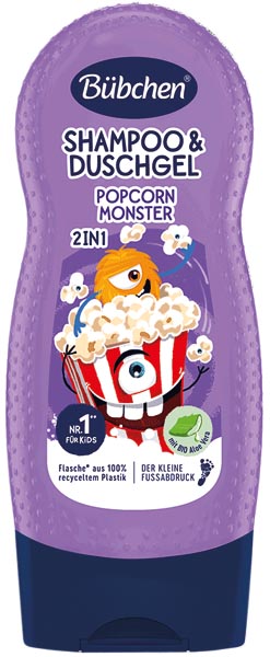 Bübchen shower 230ml Popcorn Monster