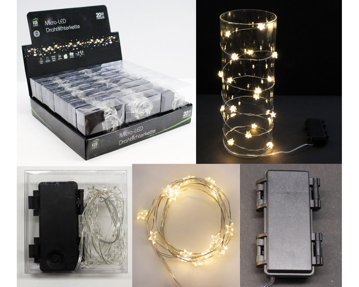 LED wire light chain MICRO-LED star chain