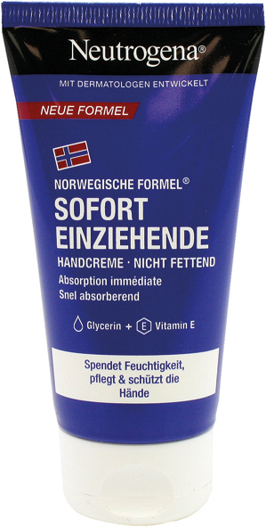 Neutrogene hand cream 75ml adsorbent